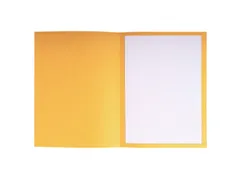 Pleidooimappen ""Voor/Tegen"" Versterkt Karton 25x32cm Geel 25 Stuks