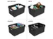 Sigma Home opbergbox 13L zwart - 35x24,6x18,3cm