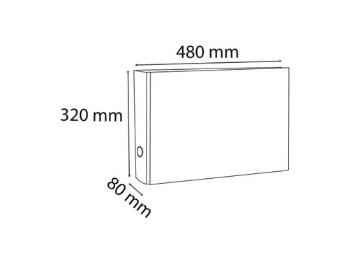 Ordner Prem'Touch A3 horizon 80mm grijs