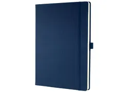 Notitieboek Conceptum Pure A4 midnight blue gelinieerd hardcover, genu