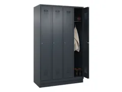 locker,HxBxD 1950x1200x500mm,4vak,vak B 300mm,cil.-slot,sokkel