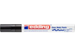 Paintmarker edding 750 op oliebasis 2-4mm creatief zwart - 4