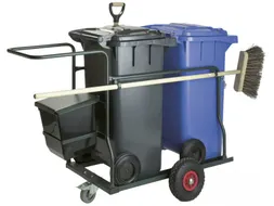 Robuuste Bezemkar 2 x 120 liter
