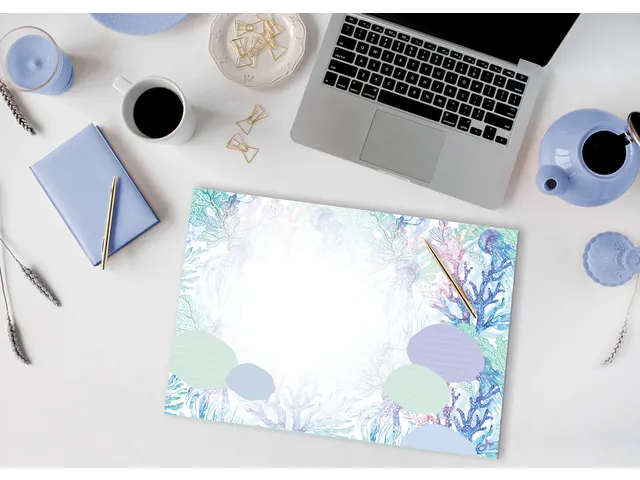 Dagplanner Beauty A5 GRATIS bureauonderlegger Underwater Miracles (JS1