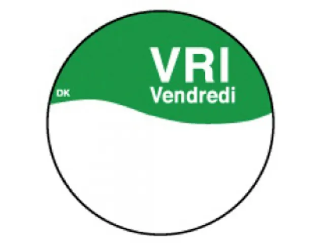 Daymark Label Dagetiket Vrijdag Permanent 19mm Rol 1000 Stuks