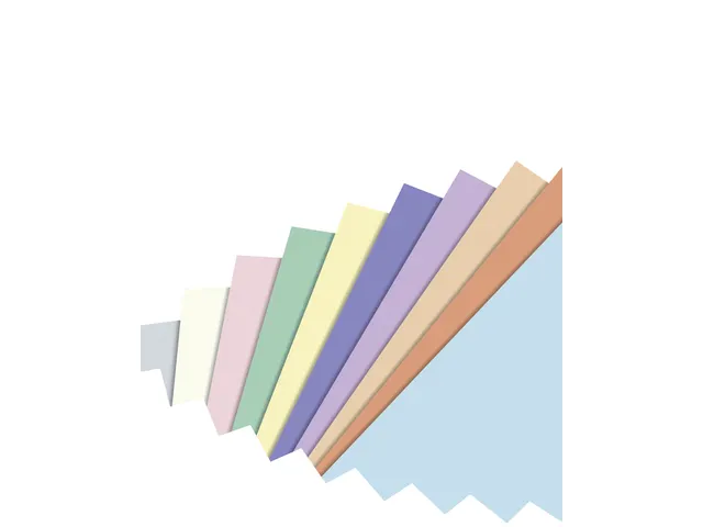 Knutselpapier Folia A4 100vel 10 pastelkleuren