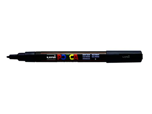 Verfstift Posca PC3M Fijne punt 0,9-1,3mm Marineblauw
