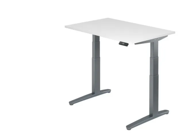 Elektrisch in hgte vst. zit-sta-bureau,HxBxD 650-1290x1200x800mm