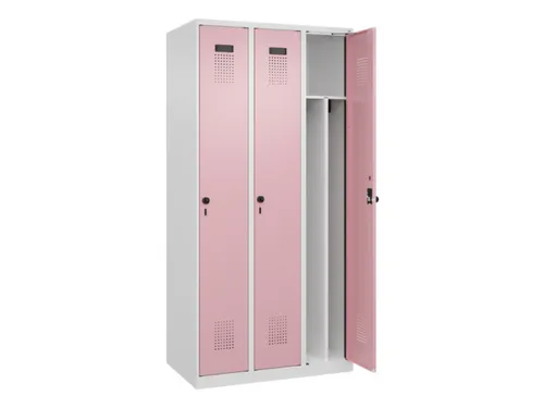 locker voor scheiding van kleding,HxBxD 1850x900x500mm,3vak
