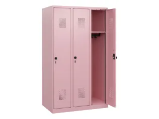 schoollocker,HxBxD 1530x900x500mm,3vak,vak B 300mm,draaigrendel - 1
