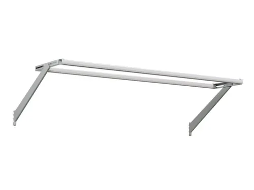 draagarm v. lamp,v. montagetafel,ESD,B 1500mm,staal,lichtgrijs