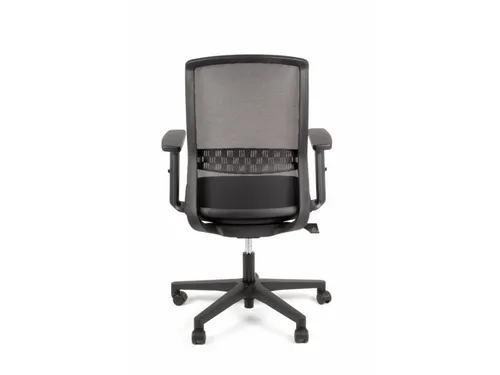 Bureaustoel EN1335 Linea Tekna 01 zwart/zwart met 2D armleuning