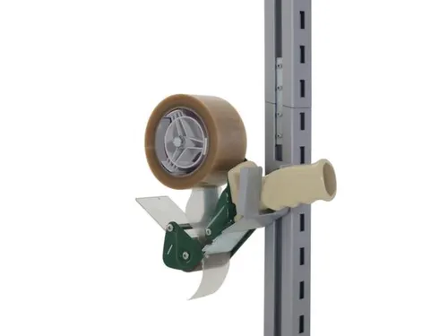 houder v. plakbandafroller,v. paktafel,HxBxD 78x110x38mm,staal,RAL9006