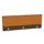 opzetpaneel bureau aanbouw achter NV bruin hickory BN3005-geel 1600mm