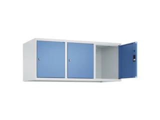 opzetkast,v. locker,3vak.,vak B 400mm,HxBxD 500x1200x500mm,vleugeldeur - 2