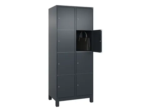 lockerkast HxBxD 1950x800x500mm 2x4vakken cil.-slot voeten