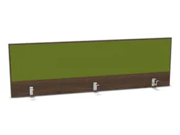 opzetpaneel bureau aanbouw achter NV bruin hickory BN7048-groen 1800mm