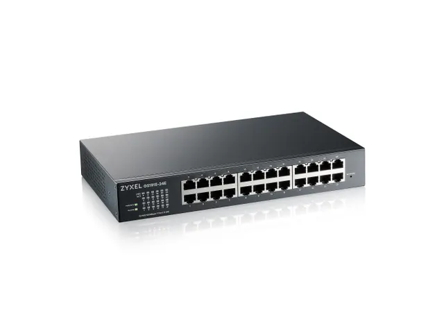 GS1915-24E, 24-port GbE Smart hybrid mode Switch, standalone or Nebula