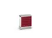 gereedschapswagen 980x800x600mm linoleum blad 5 laden RAL7035+RAL3004