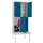 banklocker,dubbeldeks,HxBxD 2150x800x800mm,RAL7035,front RAL5010