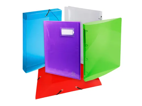 Exacompta A3 Elastomap Crystal Colours Assorti