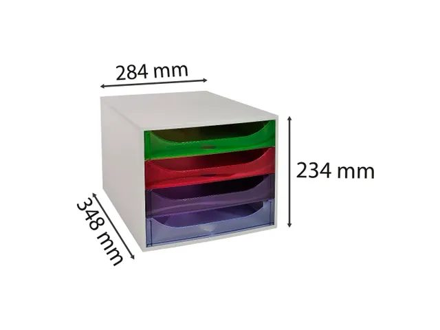 ECOBOX A4+ 4 laden Pallet 32 Stuks Assorti