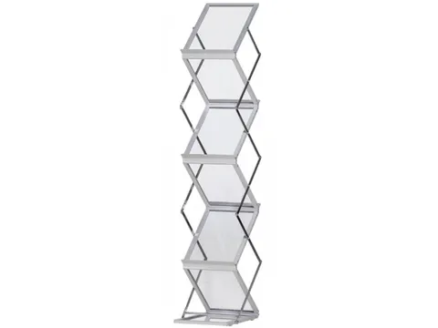 Brochurehouder Zigzag Acryl A4 opvouwbaar