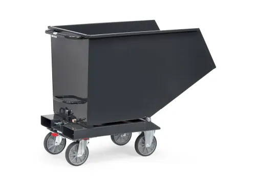 Afvalbakken 4702 Ral7016 450 liter 750kg