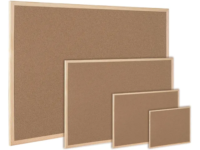 Kurkbord Met Houten Frame 40 X 30 Cm