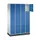 lockerkast,RAL 7035/RAL 5010,HxBxD 1950x1220x500mm,4x4vakken,cil.-slot