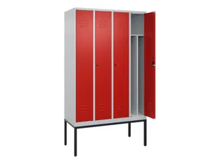 locker voor scheiding van kleding,HxBxD 2120x1200x500mm,4vak - 2