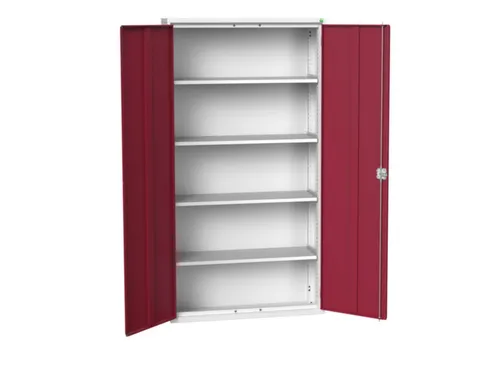 universele kast,HxBxD 2000x1050x350mm,4xStalen bodem,draaigrendelslot