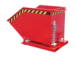 Kiepbak Staalplaat 910x840x1390mm Inh. 0.60m³ 300kg Rood - 1