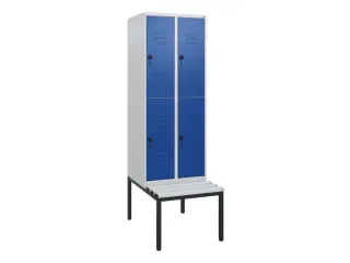 Dubbeldekse dekenkist,HxBxD 1950x600x815mm,2x2vak.,vak B 300mm - 1