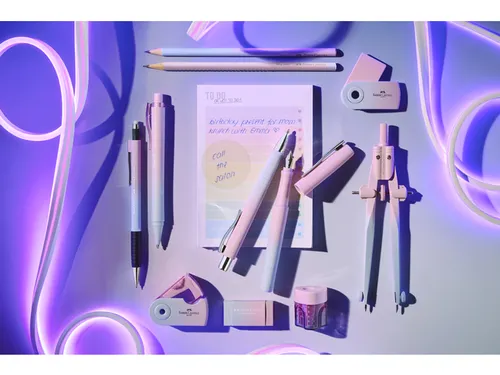 Balpen en Vulpen Faber-Castell Poly Pen in giftbox Blushing Sky