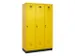 locker voor scheiding van kleding,HxBxD 1950x1200x500mm,3vak