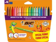 viltstift Couleur, blister van 18 stuks