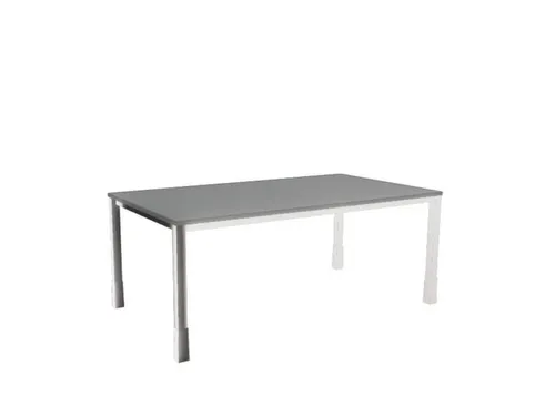 In hoogte verstelbaar bureau,HxBxD 720-840x1800x1000mm,MS-donkergrijs