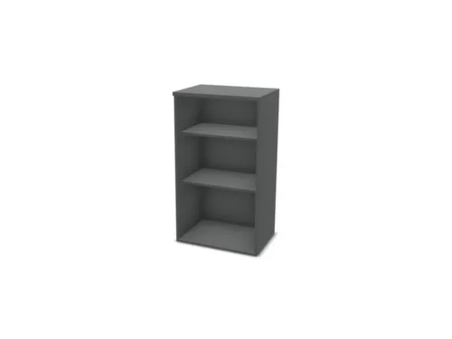 kantoorstelling,opbouwelement,HxBxD 1070x600x445mm,MS-donkergrijs