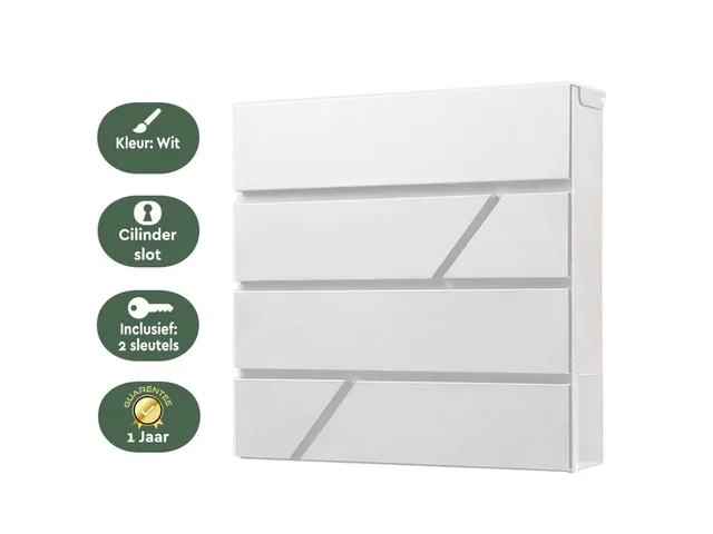 Brievenbus Deluxe Wit PB200