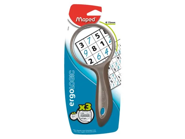 Loep Maped Ergologic 3x vergroting 75mm blister