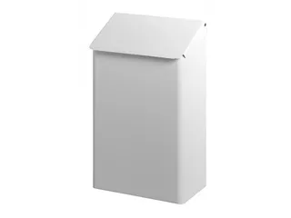Afvalbak 7 Liter Rvs Wit - 2