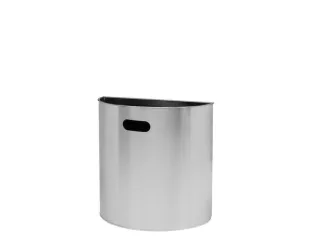 afvalbak,20l,HxBxD 388x395x195mm,wandmontage,romp RVS - 2