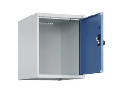 opzetkast,v. locker,1vak.,vak B 400mm,HxBxD 500x400x500mm,draaigrendel