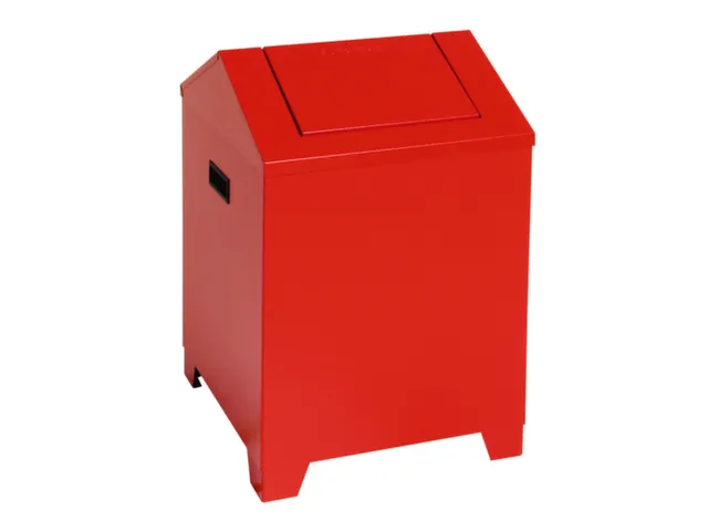 Poetskatoenbak,niet-brandbaar,1x45-73l,HxBxD 680x400x400mm