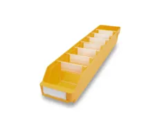 Stellingbakken Pp Hxbxd 95X120X600Mm Geel