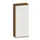 kantoorkast,HxBxD 1920x800x430mm,decor romp noten,decor front wit