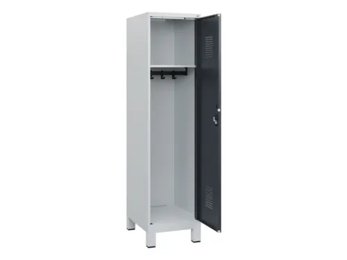 schoollocker,HxBxD 1630x400x500mm,1vak,vak B 400mm,cil.-slot,voeten