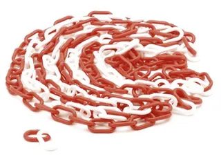 Afzetketting Rood Wit 5 Meter - 1