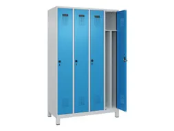locker voor scheiding van kleding,HxBxD 1950x1200x500mm,4vak